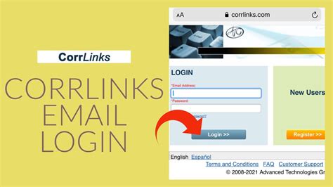 The first thing that . . Corrlinks com login
